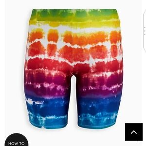 🆕🌈 RAINBOW LIQUID TIE DYE SHORT🌈